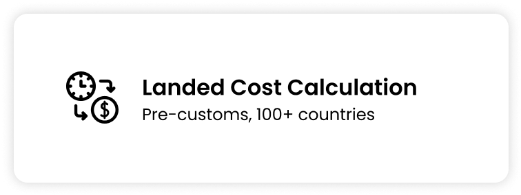 Landed Cost Calculation