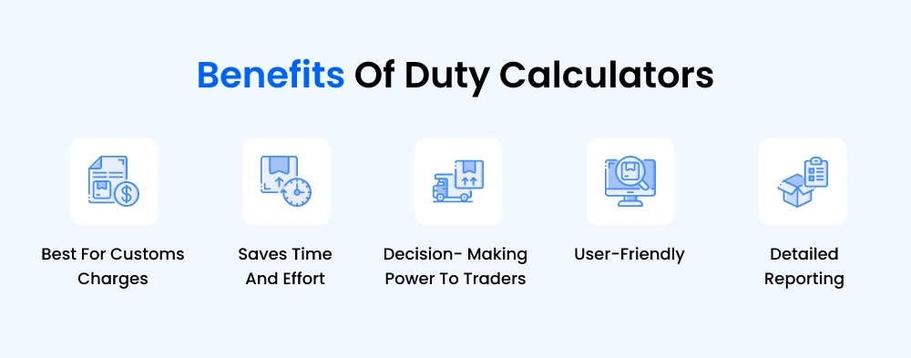 Benefits of Customs Duty Calculator