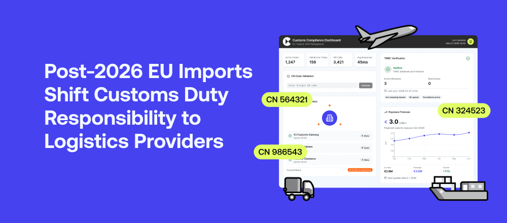 €3 Customs Duty Rule - IOSS Shift Customs Duty Responsibility to Logistics Providers
