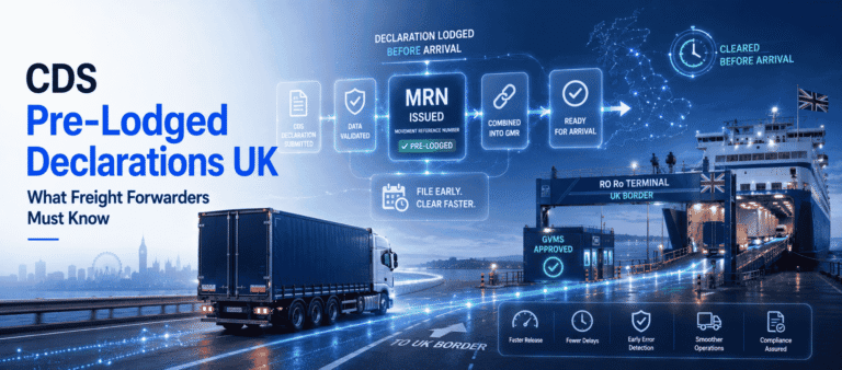 CDS pre-lodged declaration UK