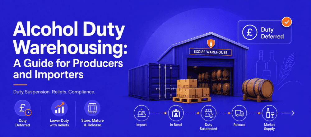 alcohol excise warehouse UK