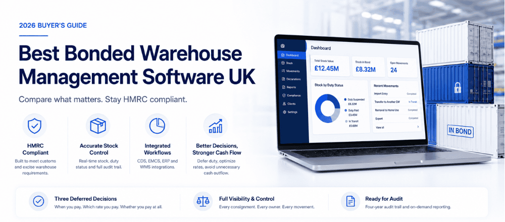 bonded warehouse management software