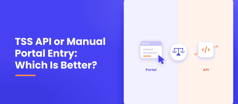 tss api vs manual entry