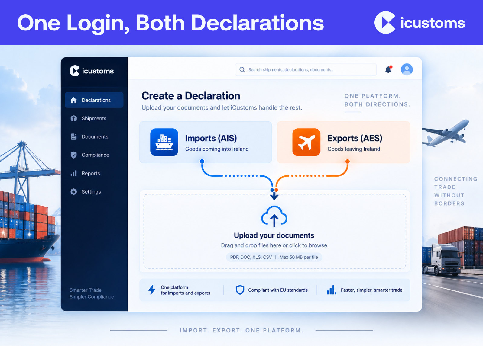 One Login, Both Declarations