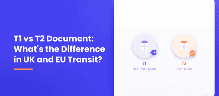 T1 vs T2 transit document difference
