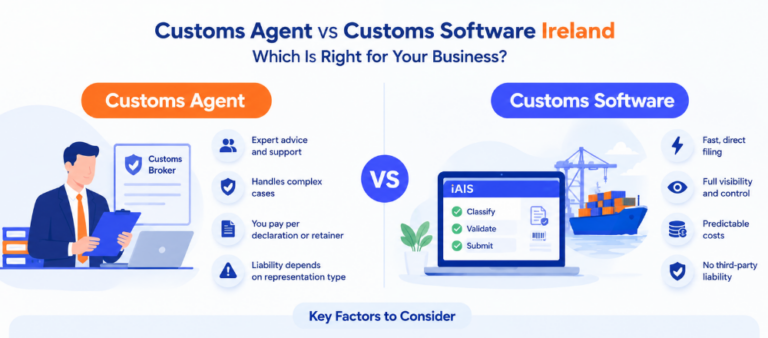 customs agent vs customs software Ireland