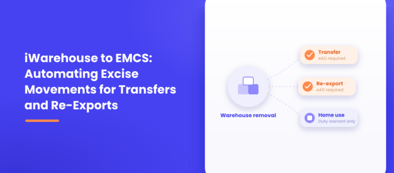 iwarehouse to emcs feature
