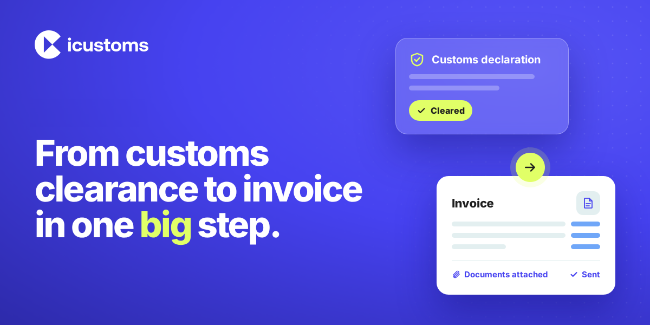 from customs clearance to invoice