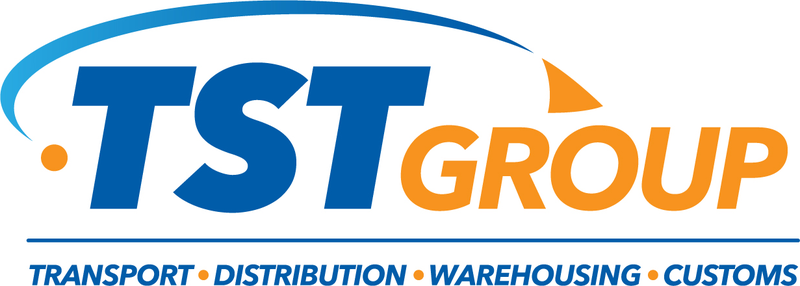 TST Group logo: Transport, Distribution, Warehousing, Customs